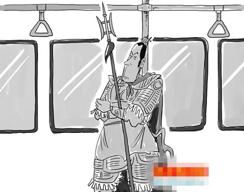 廣州地鐵廣告吸睛！劉關(guān)張教你乘地鐵的正確姿勢(shì)