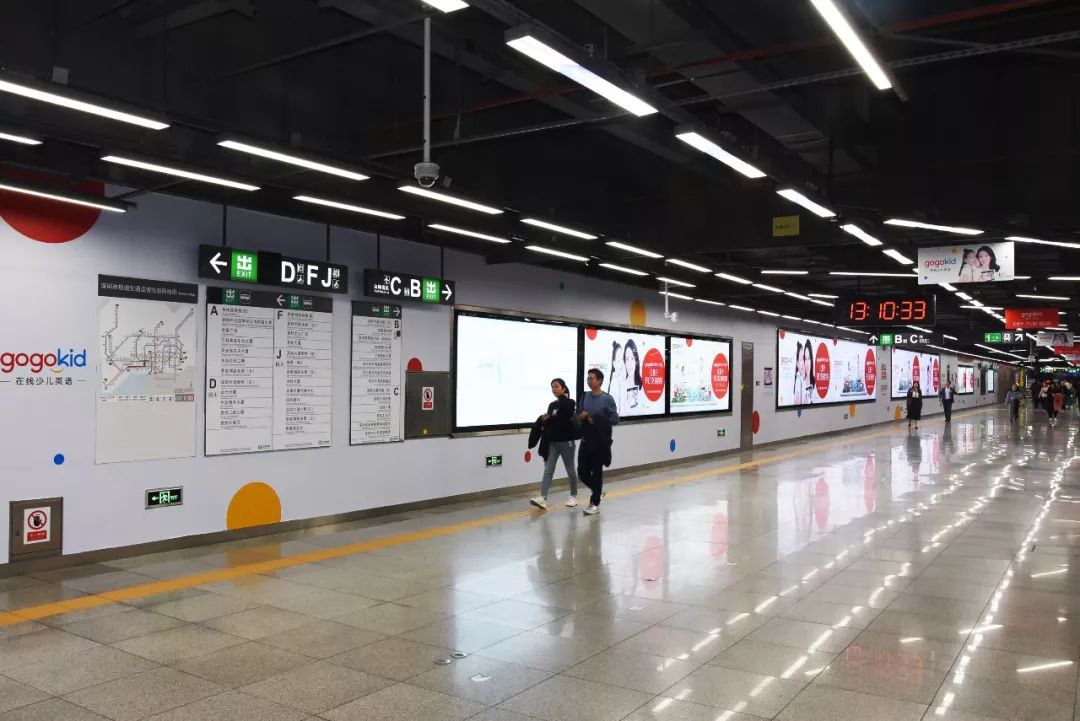 gogokid英語培訓深圳地鐵廣告