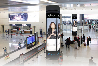 南京祿口機場燈箱廣告