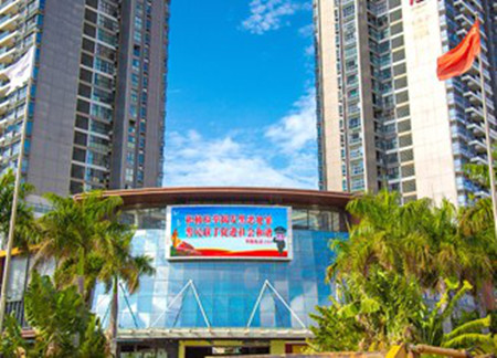 三亞鴻洲時(shí)代廣場樓體LED廣告