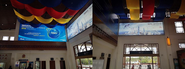 瓊海博鰲機場燈箱廣告