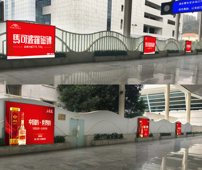廈門站南、北一站臺燈箱廣告