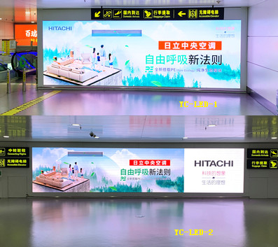 銀川機(jī)場LED屏廣告案例圖