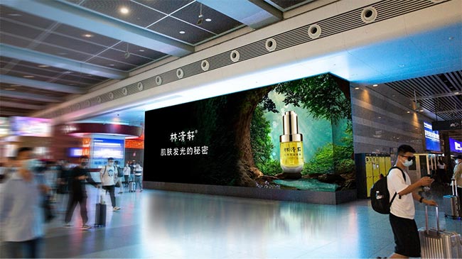 上海虹橋高鐵站與地鐵交匯處電子媒體怎么樣？