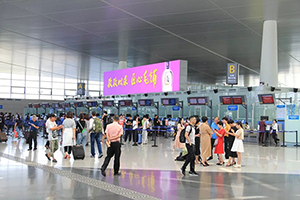 溫州機場最大LED大屏廣告在哪里？溫州機場廣告牌價格多少錢？