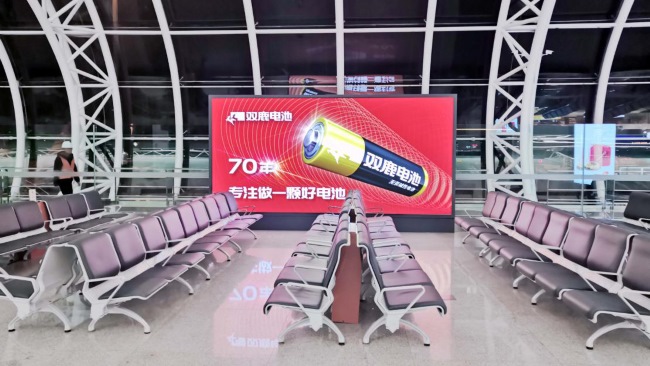 寧波機場廣告價格收費，寧波櫟社機場T1航站樓出發(fā)到達熱門廣告牌