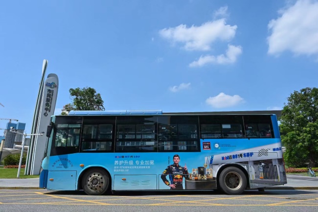 東莞公交廣告車身貼紙巴士廣告線路案例圖，東莞公交車巴士廣告價格收費