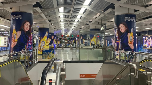 廈門1號線呂厝站地鐵站廳墻貼廣告投放，廈門地鐵廣告價(jià)格