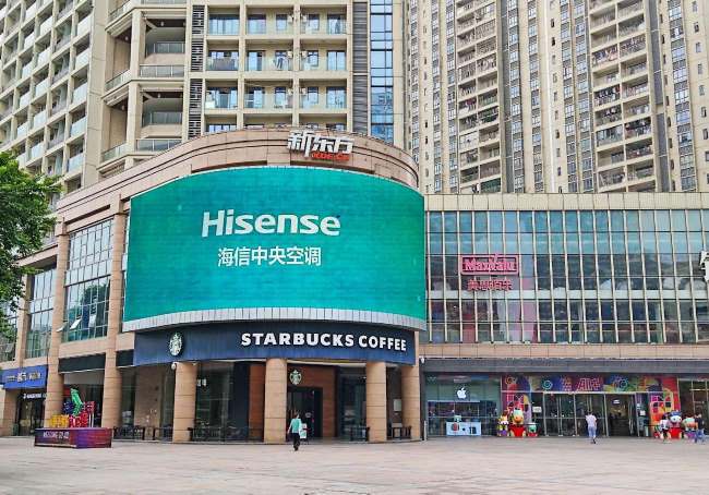 佛山祖廟鉑頓城LED廣告投放，佛山百花廣場(chǎng)戶外大屏廣告價(jià)格